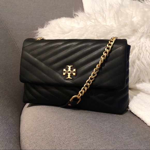 kira chevron quilted leather shoulder bag